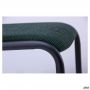 Askona chair, black frame, fabric A-38