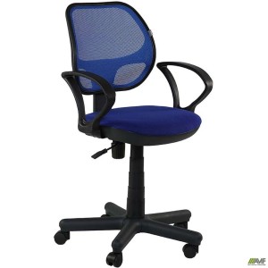 Chat/AMF-4 chair, blue mesh