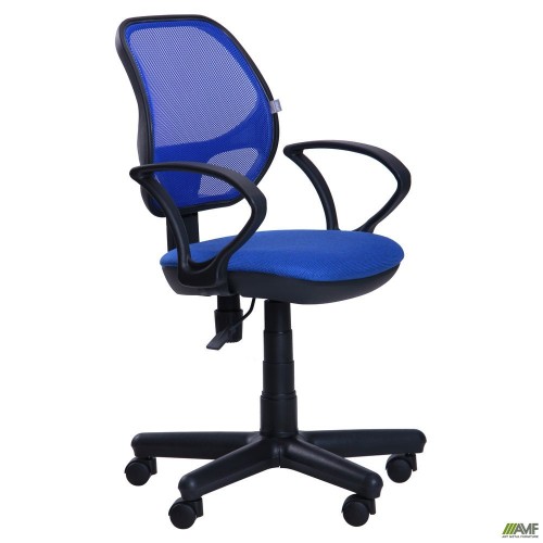 Chat/AMF-4 chair, A-21 seat / blue mesh back