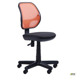 Chat chair, A-1 seat / orange mesh back