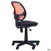 Chat chair, A-1 seat / orange mesh back