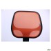 Chat chair, A-1 seat / orange mesh back