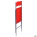 Ibiza chair (Cafe-2), aluminum frame, plastic, red