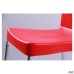 Corsica chair, aluminum frame, plastic, red