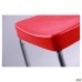 Corsica chair, aluminum frame, plastic, red