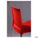 Corsica chair, aluminum frame, plastic, red