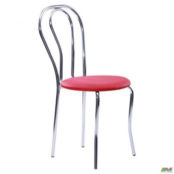 Tulip chair, chrome frame, Naples N-36 upholstery
