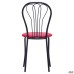 Vanesa chair, black frame, Neapol N-36 upholstery