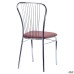Caesar chair, chrome frame, Naples N-04 upholstery