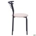 Markos chair, black frame, Neapol N-17