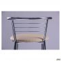 Markos hoker chair, chrome, Naples N-17