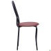 Tulip chair, black frame, Naples N-04 upholstery