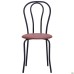 Tulip chair, black frame, Naples N-04 upholstery