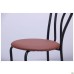 Tulip chair, black frame, Naples N-04 upholstery
