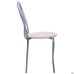 Tulip chair, aluminum frame, Naples N-17 upholstery