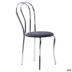 Tulip chair, chrome frame, Naples N-20 upholstery