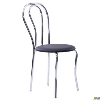 Tulip chair, chrome frame, Naples N-20 upholstery