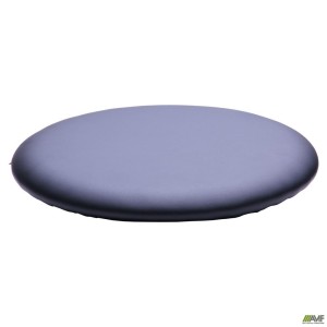 Bar seat d-400 mm, black faux leather