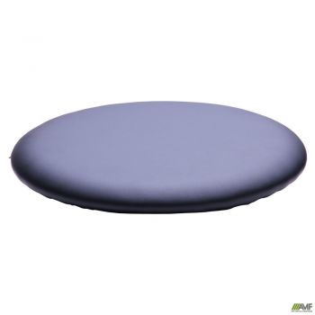 Bar seat d-400 mm, black faux leather