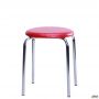 Stool Sofi chrome, Pearl №04 faux leather