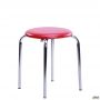 Stool Sofi chrome, Pearl №04 faux leather
