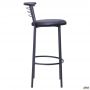 Markos hoker chair, black, Naples N-20