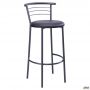 Markos hoker chair, black, Naples N-20