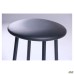 Stool Talli black, black faux leather