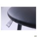 Stool Talli black, black faux leather