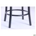 Stool Talli black, black faux leather