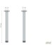 Kaya Plus table base, black