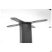 Pyramid New Double table base, black, 400x700x720H mm