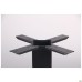 Afina black table base (H720 mm) 400×400 with adjustable feet
