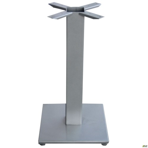 Athena table base, aluminum (H720 mm), 400x400, adjustable legs