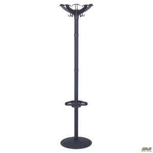 Continent coat rack, black