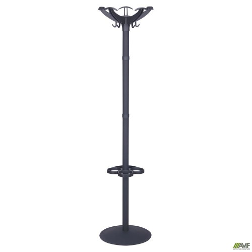 Continent coat rack, black