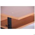 Student double desk with shelf, growth group 6 (1200x500x750mm), beech