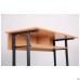 Student double desk with shelf, growth group 6 (1200x500x750mm), beech