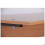 Auditorium double desk without shelf, growth group 6 (1200x500x760mm), beech
