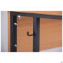 Auditorium double desk without shelf, growth group 6 (1200x500x760mm), beech