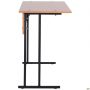 Auditorium double desk without shelf, growth group 6 (1200x500x760mm), beech