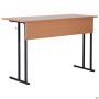 Auditorium double desk without shelf, growth group 6 (1200x500x760mm), beech