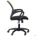 Web chair, black seat/light-green mesh back
