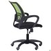 Web chair, black seat/light-green mesh back