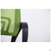 Web chair, black seat/light-green mesh back