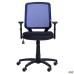 Online Chair, black mesh seat / blue mesh back