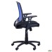 Online Chair, black mesh seat / blue mesh back