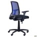 Online Chair, black mesh seat / blue mesh back