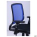 Online Chair, black mesh seat / blue mesh back