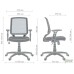 Online Chair, black mesh seat / blue mesh back